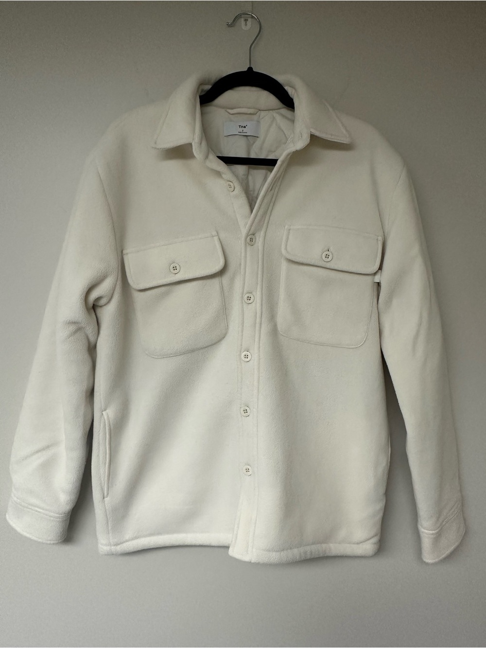 TNA “Polar Fleece” Quilted Shirt Jacket